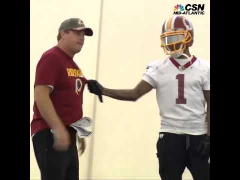 DeSean Jackson gives Redskins head coach Jay Gruden a 