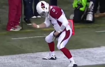 Drew Stanton was pumped up about the Arizona Cardinals win