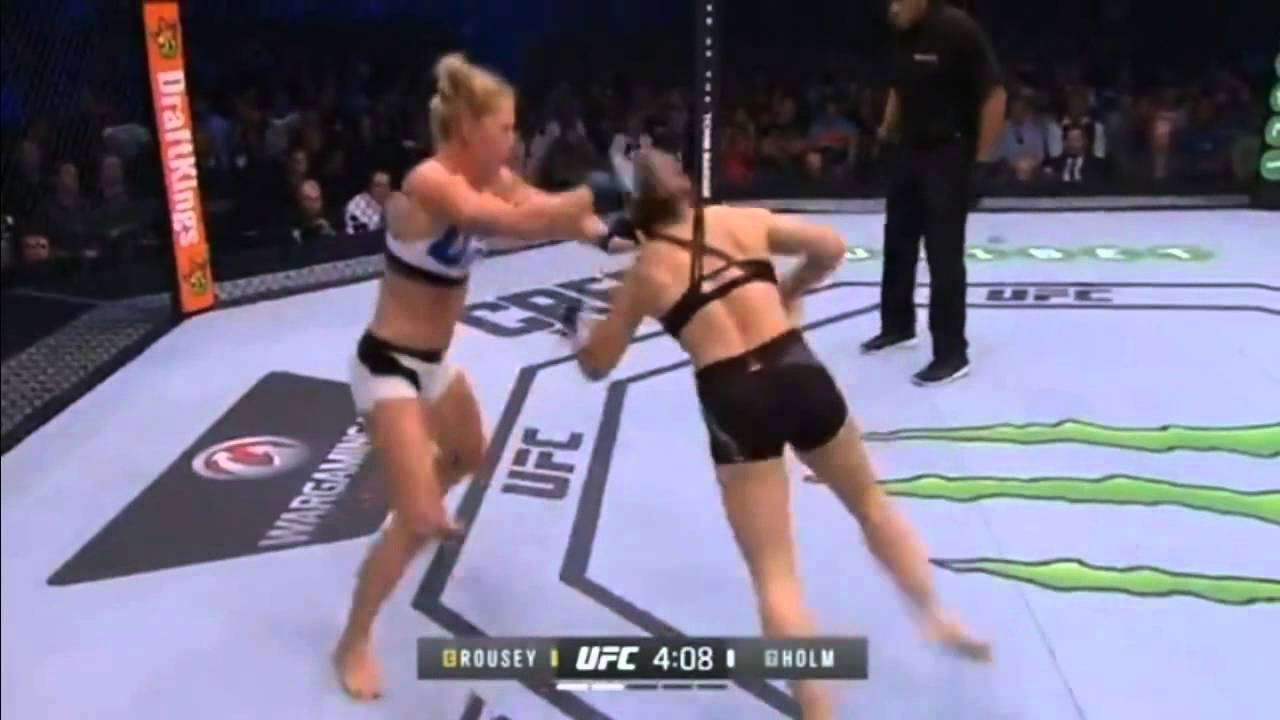 Holly Holm knocks out Ronda Rousey by kick
