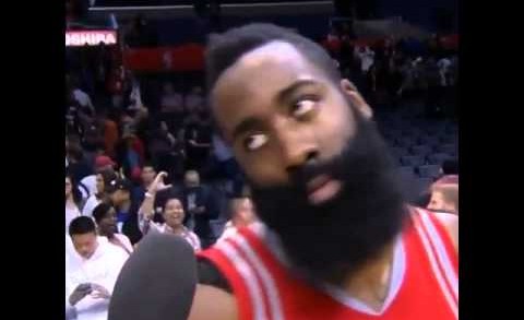 James Harden reacts to scoring 80 points in two games