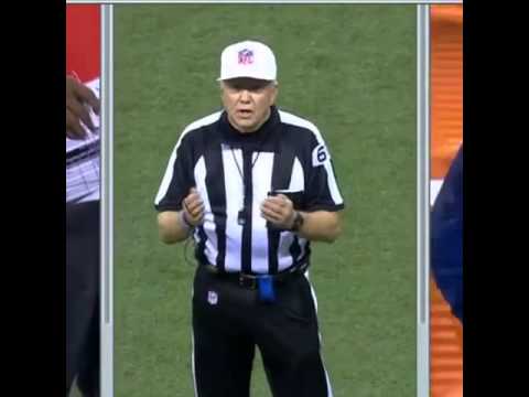 NFL ref changes call while announcing his decision