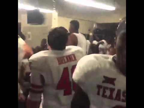 Texas Tech goes wild in the locker room following win against Texas