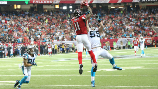 Julio Jones lights up the Carolina Panthers defense