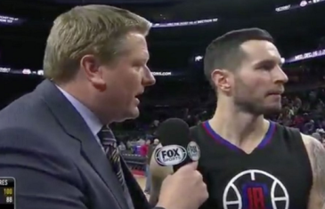 J.J. Redick abruptly leaves interview mid-sentence