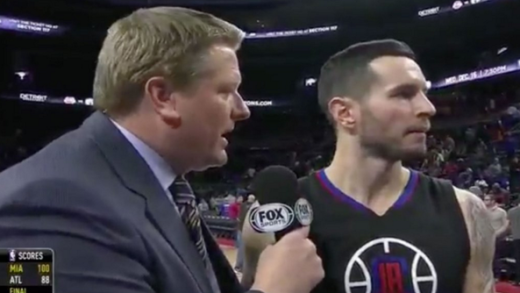 J.J. Redick abruptly leaves interview mid-sentence