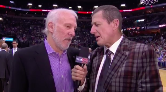 Craig Sager awesome return interview with Gregg Popovich