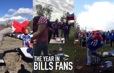 Buffalo Bills fans “year in review” of tailgating shenanigans