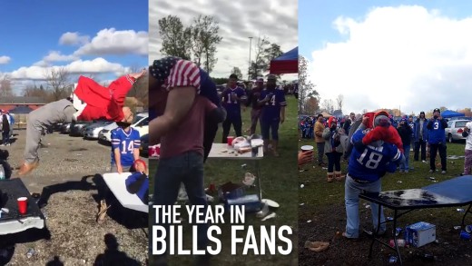 Buffalo Bills fans “year in review” of tailgating shenanigans