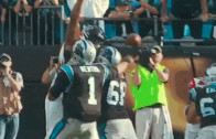 Cam Newton threads the needle with this pass