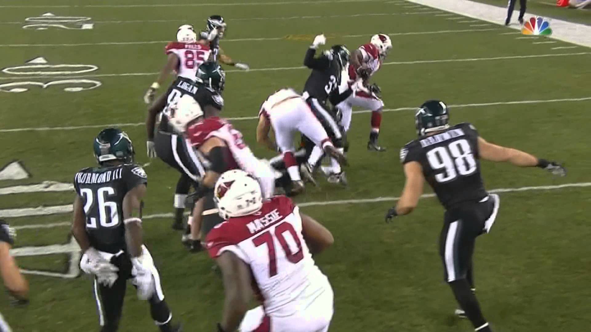 Cardinals RB David Johnson goes beast mode on the Eagles