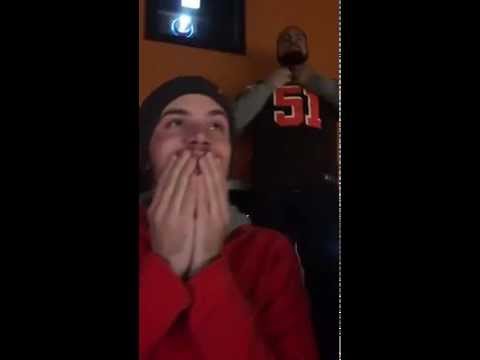 Cleveland Browns fan rips his jersey in half after Browns loss to Ravens