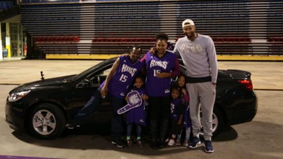 DeMarcus Cousins surprises family with a new car