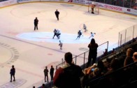 Hockey youngsters drop the gloves for a line brawl