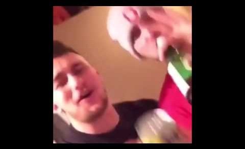 Johnny Manziel sings along to Future while possibly drinking on Christmas Eve