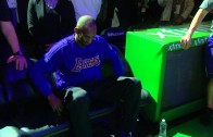 Kobe Bryant introduced in Boston for the last time
