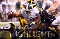 L.J. Scott scores game-winning touchdown for Michigan State with 33 seconds left