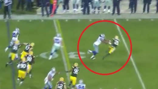 La’El Collins smashes the pancake block & runs as fast as Darren McFadden