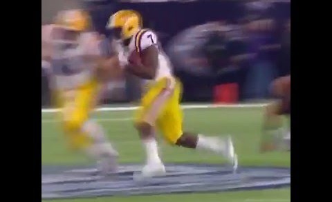 Leonard Fournette puts on a trucking display vs. Texas Tech in Texas Bowl