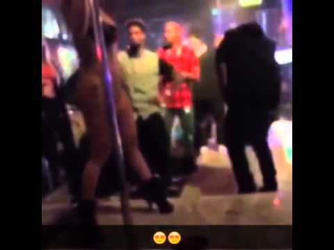 Odell Beckham dances with a stripper at the strip club