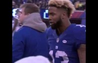 Odell Beckham tells his Giants teammates to “get the fuck up”