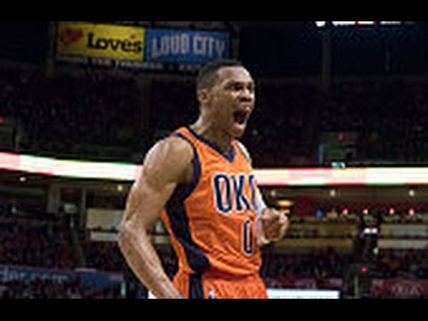 Russell Westbrook scores a buzzer beater after trick in bounds play