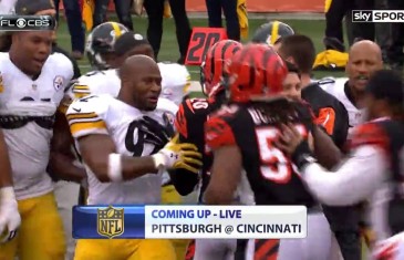 Steelers & Bengals get in a pre-game scuffle