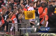 Steelers fan ends up in cuffs after incident with Bengals fans