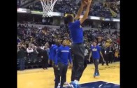 Steph Curry shows off his hops