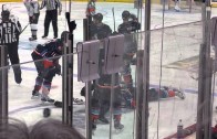 AHL player gets knocked out cold in hockey fight