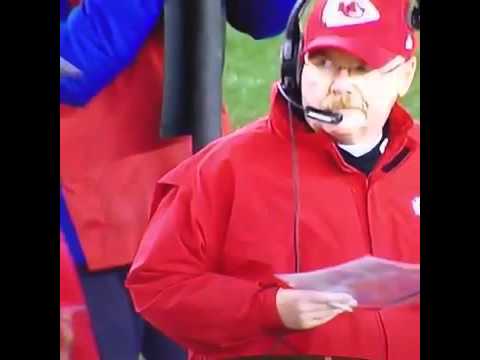 Andy Reid had his challenge flag pick pocketed on the sidelines