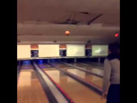 Bowler hits the roof on failed bowling attempt