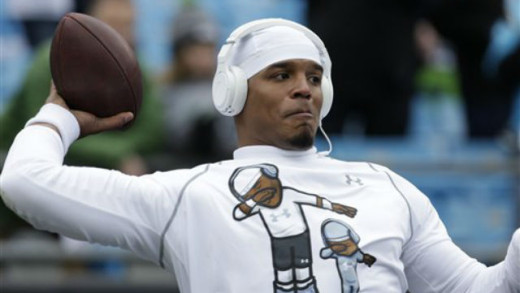 Cam Newton drops an F-Bomb during Seahawks & Panthers