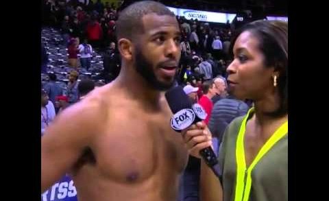 Chris Paul Goes Shirtless for an Interview