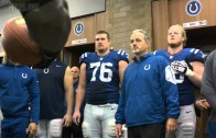 Colts’ Robert Mathis gives Chuck Pagano the Week 17 game ball