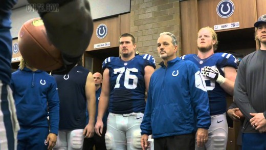 Colts’ Robert Mathis gives Chuck Pagano the Week 17 game ball