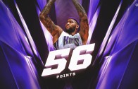 DeMarcus Cousins drops a 50 burger on the Charlotte Hornets