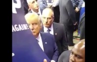 Donald Trump head nods at question asking would he fire Roger Goodell