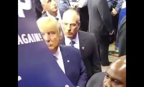 Donald Trump head nods at question asking would he fire Roger Goodell