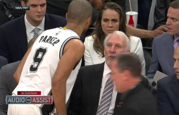 Gregg Popovich stops Parker to tell him: ‘You’re doing great’