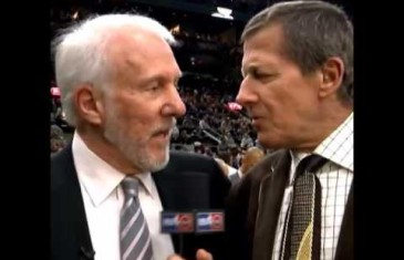Gregg Popovich with another classic segment with Craig Sager