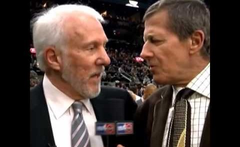 Gregg Popovich with another classic segment with Craig Sager