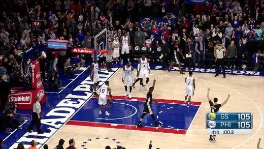 Harrison Barnes last second 3-pointer beats the 76ers