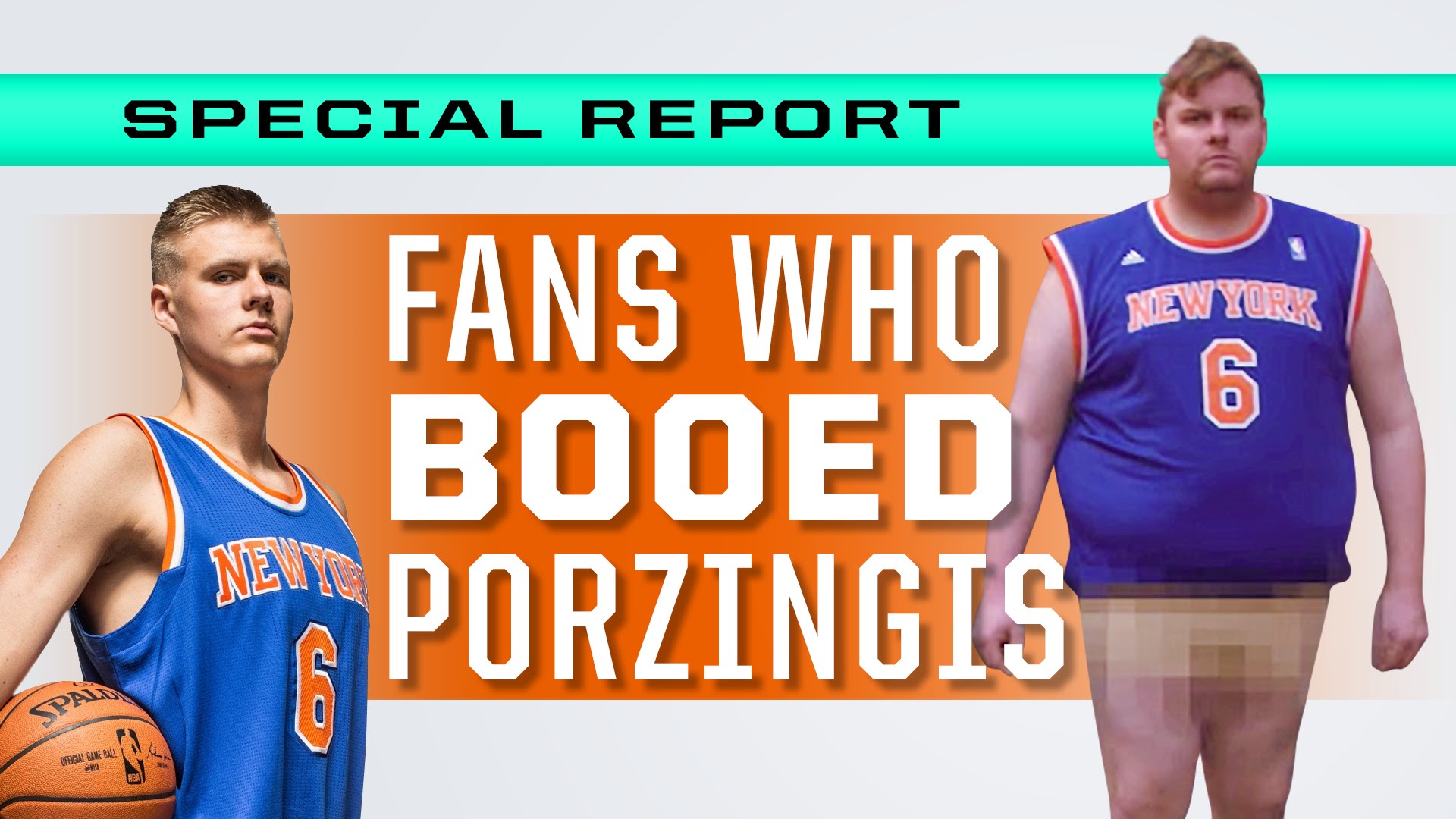 Hilarious: Spoof of fans who booed Kristaps Porzinigis