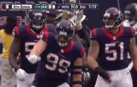 JJ Watt whips, nae nae’s & hits the dab after a sack