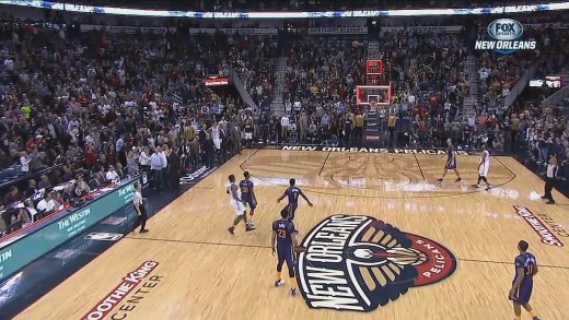 Joe Johnson nearly hit a half court game winner for Brooklyn