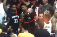 Monmouth Vs. Iona brawl at the end of the game