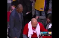 Kobe Bryant kicked Larry Nance off of the bench so he could sit down