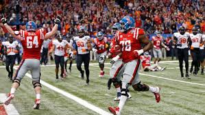 Ole Miss tackle Laremy Tunsil scores a TD in Sugar Bowl
