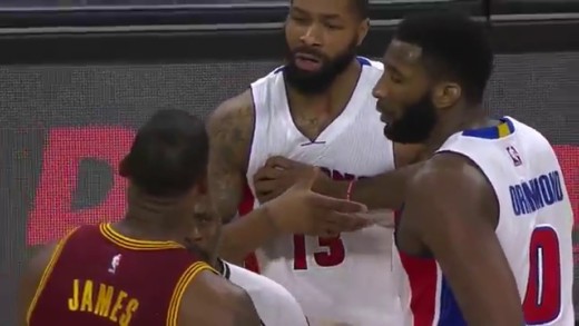 LeBron James tells Marcus Morris to “stop grabbing my fucking arm”