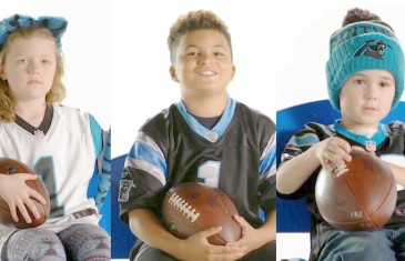 Little kids & Panthers speak on Cam Newton giving out touchdown balls